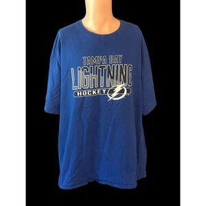 Tampa Bay Lightning NHL Men 3XL Blue Short Sleeve T-Shirt National Hockey League